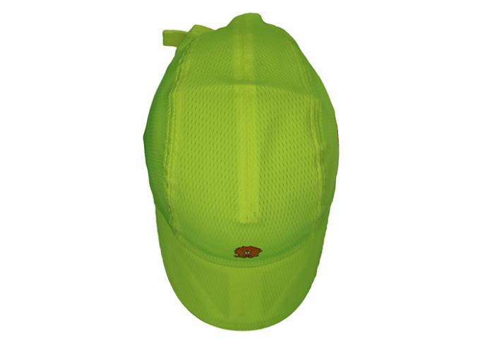 Πράσινος αθλητικός μπαμπάς τυπωμένο καπέλο Applique με ρυθμιζόμενου μεγέθους