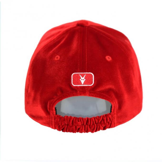Υψηλός - σαφές καπέλο του μπέιζμπολ καπέλων βελούδου κεντητικής συνήθειας ποιοτικού χειμώνα, καπέλο μπαμπάδων βελούδου