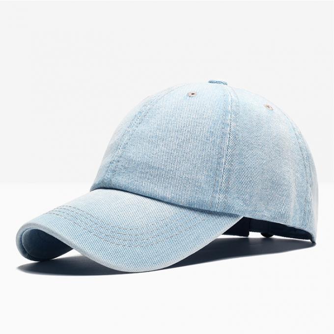 Πλυμένο Twill βαμβακιού καπέλο του μπέιζμπολ, ανθεκτικό σαφές στενοχωρημένο καπέλο του μπέιζμπολ