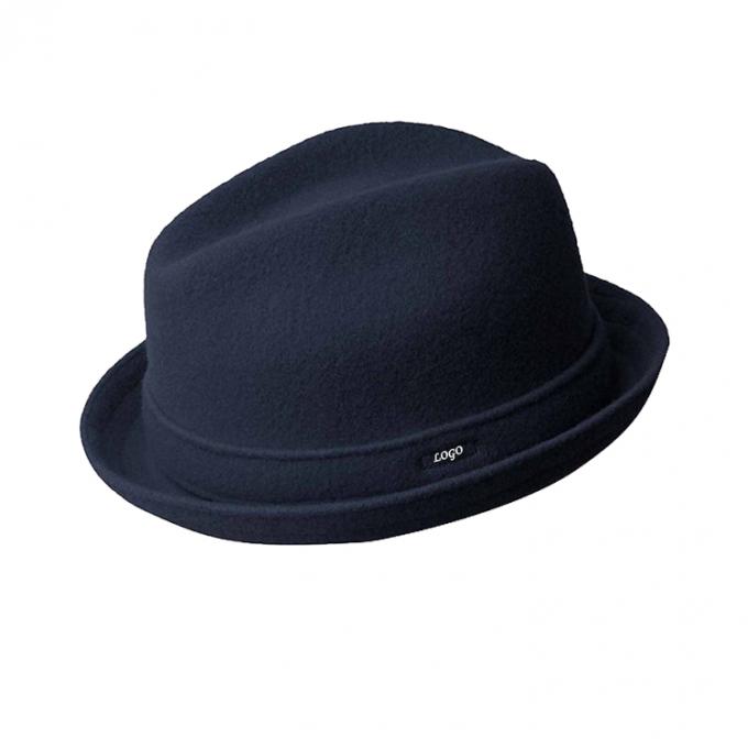 Το καπέλο Fedora φορέων μαλλιού, μαλλί καπέλων της Jazz faux αισθάνθηκε το fedora για το άτομο