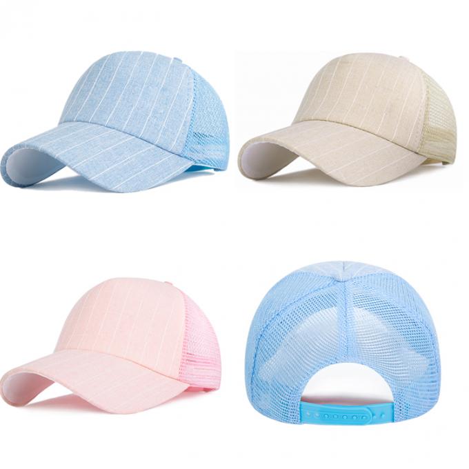 Πίσω καπέλο του μπέιζμπολ φορτηγών ΚΑΠ καπέλων λογότυπων συνήθειας για τις γυναίκες