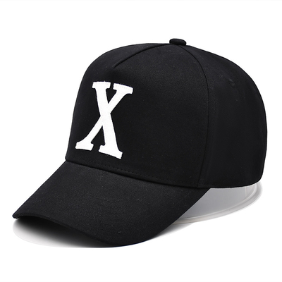 Εμφυτοποιημένο λογότυπο έξι πινάκων καπέλο μπέιζμπολ με κατασκευασμένο μπροστινό πάνελ