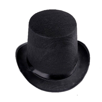 Κλασικό σκληρό τοπ καπέλο, καθαρό σχέδιο τοπ καπέλων Steampunk μαλλιού 100% σαφές βαμμένο