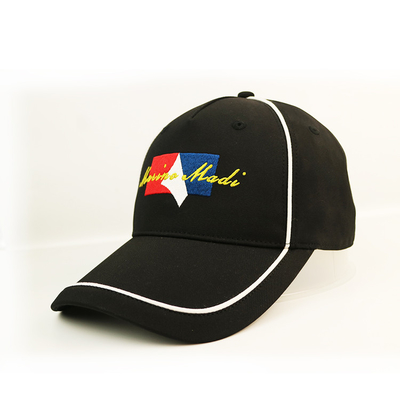 Γίνοντα διευθετήσιμο ύφασμα αθλητικό καπέλο βαμβακιού καπέλων του μπέιζμπολ λογότυπων κεντητικής συνήθειας άσσων