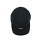 100% λαστιχένιο μπάλωμα μαύρη κατασκευασμένη ΚΑΠ καπέλων Snapback γείσων βαμβακιού επίπεδο