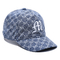 4 πλυμένο οπή καπέλο του μπέιζμπολ τζιν βαμβακιού με το κεντημένο λογότυπο