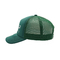 Κυρτό πράσινο Trucker χείλων καπέλο 5 καπέλο πλέγματος αφρού επιτροπής με το κεντημένο λογότυπο επιστολών