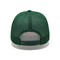 Κυρτό πράσινο Trucker χείλων καπέλο 5 καπέλο πλέγματος αφρού επιτροπής με το κεντημένο λογότυπο επιστολών