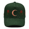 5 επίπεδη καμπύλη Snapback ΚΑΠ επιτροπής με το δομημένο λογότυπο καπέλο του μπέιζμπολ κεντητικής