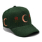 5 επίπεδη καμπύλη Snapback ΚΑΠ επιτροπής με το δομημένο λογότυπο καπέλο του μπέιζμπολ κεντητικής