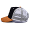 Προσαρμοσμένο 5 Panel Trucker Cap Υψηλής ποιότητας Suede Curved Brim Mesh Trucker Hat