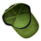 Πράσινα καμπυλωτά κεντημένα καπέλα μπέιζμπολ 58-68cm/22.83-26.77 ίντσες Custom Size