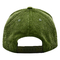 Πράσινα καμπυλωτά κεντημένα καπέλα μπέιζμπολ 58-68cm/22.83-26.77 ίντσες Custom Size