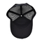 3D κεντήματα Distressed Cotton Twill Trucker Hat Black Mesh Trucker Cap Pre καμπυλωτή οπτική επαφή