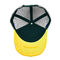 Προσαρμοσμένο 5 Panel Flat Brim Mesh Trucker Hat, Έμβρυο Υφασμένο Ετικέτα Logo Foam Trucker Caps