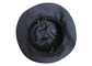 Προσαρμόστε το μαύρο λογότυπο συνήθειας καπέλων κάδων ψαράδων για τη γυναίκα ανδρών