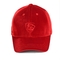 Υψηλός - σαφές καπέλο του μπέιζμπολ καπέλων βελούδου κεντητικής συνήθειας ποιοτικού χειμώνα, καπέλο μπαμπάδων βελούδου