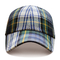 Η μόδα έλεγξε το καπέλο μπέιζ-μπώλ καρό έξι επιτροπής/τα για άνδρες και για γυναίκες καπέλα του μπέιζμπολ με την πόρπη συνήθειας