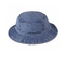 Καπέλα κάδων Boonie των μπλε δεσμών ατόμων χρωστικών ουσιών γυναικείων, πλυμένο καπέλο αλιείας τζιν