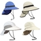 Μαλακό για άνδρες και για γυναίκες πτυσσόμενο καπέλο κάδων, καθιερώνον τη μόδα καπέλο ήλιων αλιείας για τα μεγάλα κεφάλια