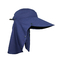 Μπλε ναυτικό UV καπέλο Boonie προστασίας πλαδαρό υπαίθριο για το σαφή τύπο πεζοπορίας