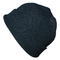 Το θηλυκό μαλακό μαλλί μεγάλου μεγέθους πλέκει Beanie μαύρο γκρίζο Beanie ΚΑΠ τσιγγελακιών καπέλων στερεό