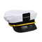 Προωθητικός λευκός ναυτικός καπετάνιος Hat, κενό καπέλο καπετάνιων εξατομικευμένο