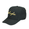 Προσαρμόστε το Μαύρο 6 - αθλητικά καπέλα του μπέιζμπολ λογότυπων κεντητικής επιτροπής επίπεδα