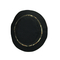 Μαύρο διακοσμητικό λογότυπο μετάλλων ζωνών Camo καλυμμάτων κάδων ήλιων αλιείας ύφους μόδας