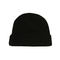 Το μαύρο beanie τσιγγελακιών συνήθειας έπλεξε το καπέλο προβατοκαμήλου σκι ΚΑΠ χειμερινών κρανίων beanie slouch με το λογότυπο μπαλωμάτων