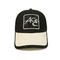 Μαύρο επίπεδο λαϊκό καπέλο του μπέιζμπολ ισχίων ατόμων κεντητικής με την πόρπη μετάλλων