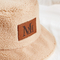 καπέλο κάδων γουνών βιζόν Faux χειμερινού βελούδου 58cm θερμό