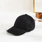 Κενό σχεδίων μαύρο χρώμα καπέλων του μπέιζμπολ βαμβακιού κεντημένο Twill