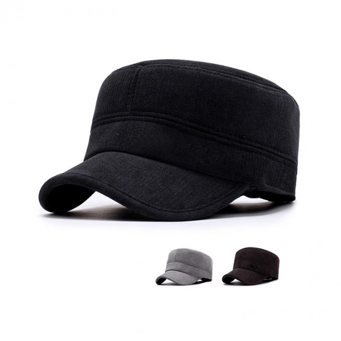 Το χειμερινό επίπεδο καπέλο Casquette ΚΑΠ κρατά το καπέλο των θερμών ηληκιωμένων χειμερινών ατόμων μέσων ηλικίας