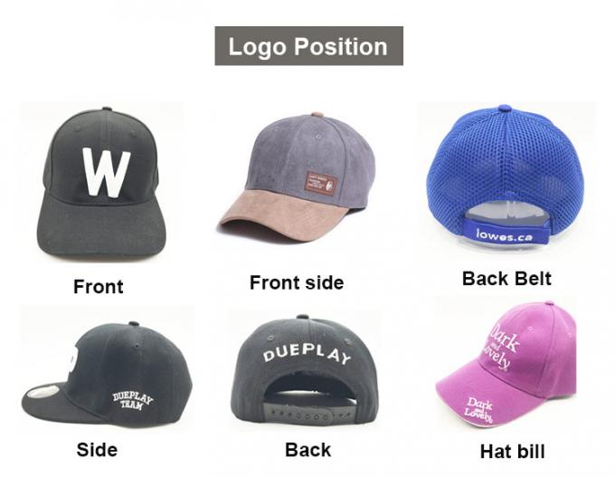 Καπέλα του μπέιζμπολ λογότυπων συνήθειας καπέλων μπαμπάδων κεντητικής