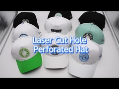 Κουρφοειδής οπτικοακουστική κεντημένη καπέλα του μπέιζμπολ 6 πάνελ Custom Eyelets