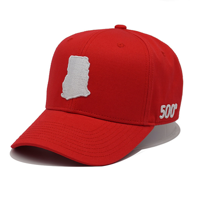 Διευθετήσιμο λουρί 6 καπέλο του μπέιζμπολ επιτροπής με ενισχυμένο ραφών λογότυπο συνήθειας 6 το οπή