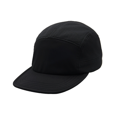 Προσαρμοσμένο 5 Panel Camper Hat Πέντε Panel Flat Bill Snap Back Snapback Πολυεστέρα Cap