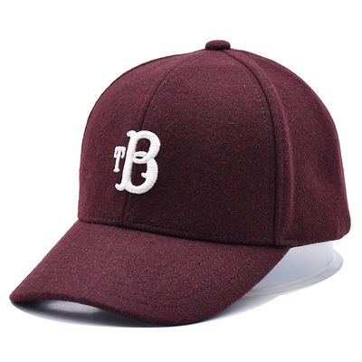 Υψηλό προφίλ 6 Πίνακας Baseball Cap με ρυθμιζόμενο κλείσιμο ιμάντα και βαμβακερό Sweatband
