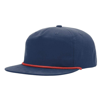 Υψηλής ποιότητας Flat Brim Hip Hop Καπέλα Custom Gorras 5 Πέντε Πίνακα σχοινί Richardson Snapback Cap Καπέλο για άνδρες