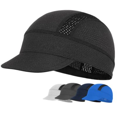 Custom Cycling Cap Quick Dry Breathable Moisture Wicking Sports Cap Absorbent Breathable Hat Under Helmets Thin
