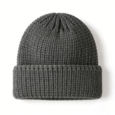 Προσαρμοσμένο λογότυπο Unisex Knit Beanie Hat με υψηλής ποιότητας ακρυλικό για χειμερινή ζεστασιά και στυλ