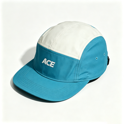 5 Panel Camper Hat με επίπεδη άκρη Sports Mesh Sweatband Ένα μέγεθος ταιριάζει όλα για δραστηριότητες στο εξωτερικό