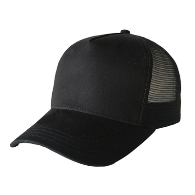 Trucker πολυεστέρα μεγέθους 58cm καπέλο/όλο το μαύρο Trucker κεντημένο καπέλο σχέδιο