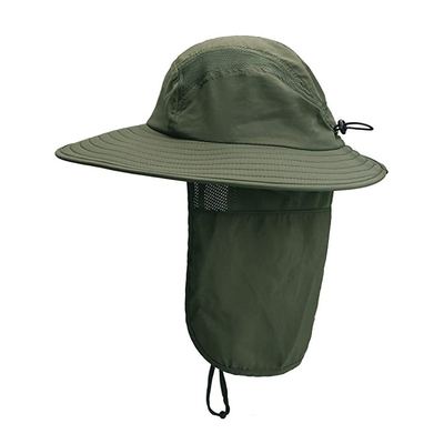 Αρσενικό αντι UV καπέλο κάδων ψαράδων για το καυτό καλοκαίρι