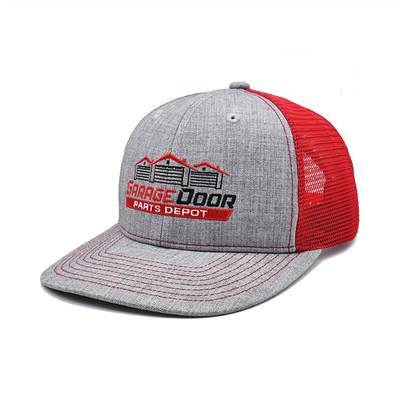 Συνήθεια 6 Trucker επιτροπής κεντημένο ΚΑΠ καπέλο πλέγματος πολυεστέρα λογότυπων