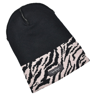 20 Years Factory Knit Beanie Common Fabric Embroidery/Bank Pattern