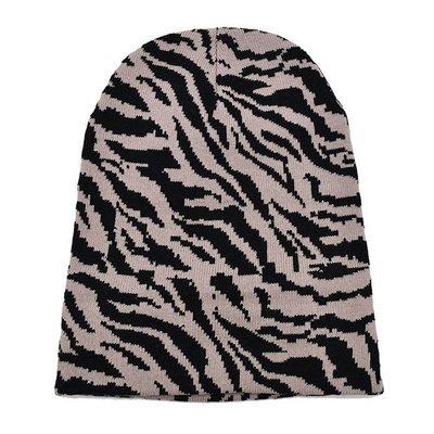20 Years Factory Knit Beanie Common Fabric Embroidery/Bank Pattern