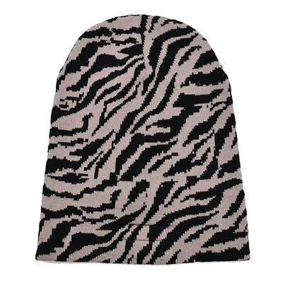 20 Years Factory Knit Beanie Common Fabric Embroidery/Bank Pattern