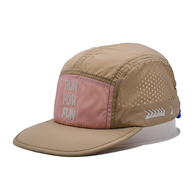 Προσαρμοσμένο λογότυπο Unisex με 5 πάνελ Camper Flat Brim One Size Fits All